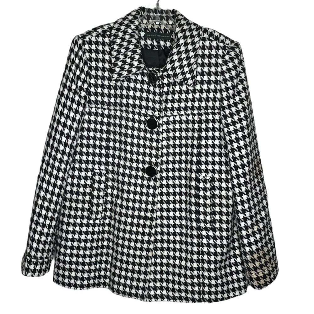 Vintage Harve‎ Benard Houndstooth Coat
